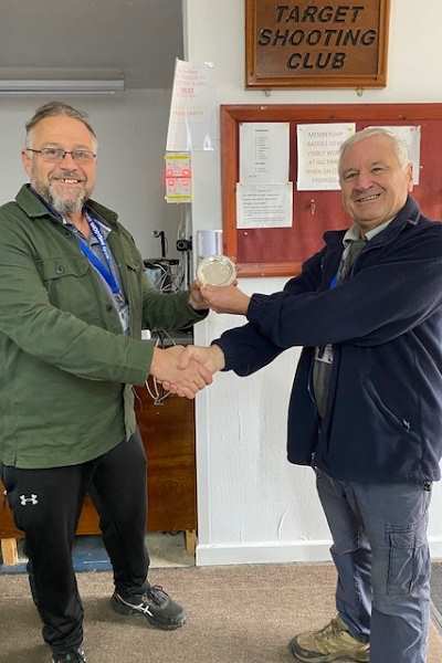 Chris Holly, winner of bolt action rifle division 17 in the Hendon League