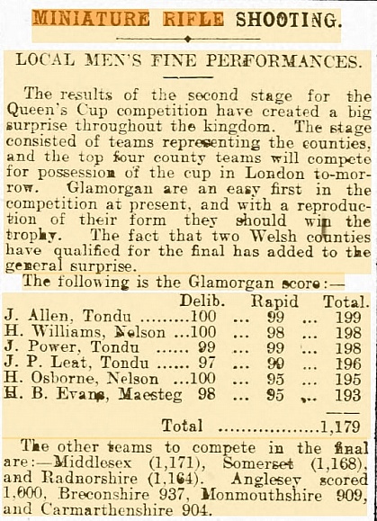 Galmorgan Gazette 1st July 1910