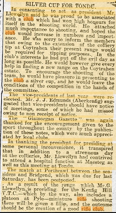1916 and thr ranges move over the river