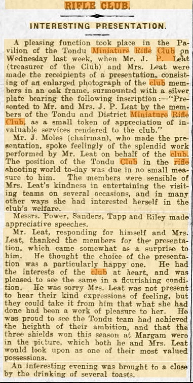 Glamorgan Gazette 24th July 1914